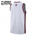 Maillot All-Star 2025 Personnalisable Jordan Blanc Swingman - Enfant